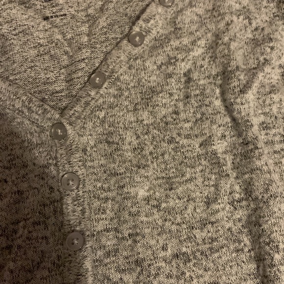 grey quarter button up long sleeve - Picture 2 of 3